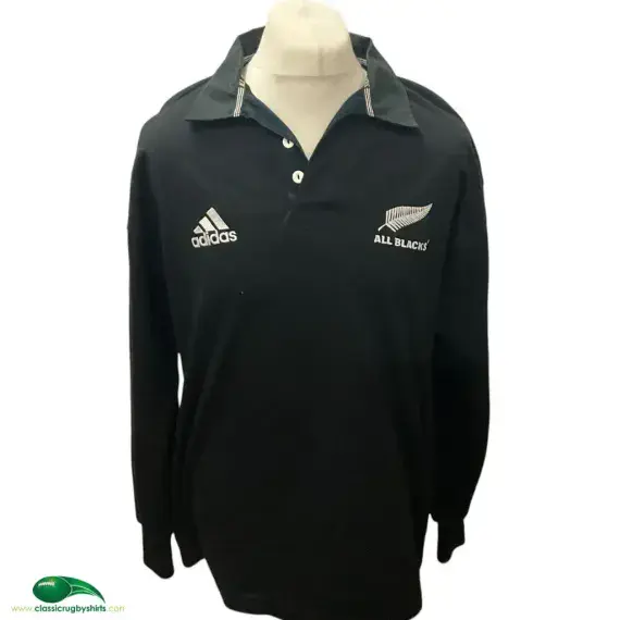 2000/01 All Blacks Rugby Shirt | Old Official Adidas Jersey