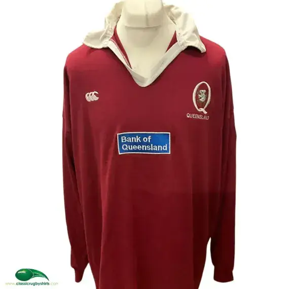 2000/01 Queensland Reds Rugby Shirt | Old Official Canterbury Jersey