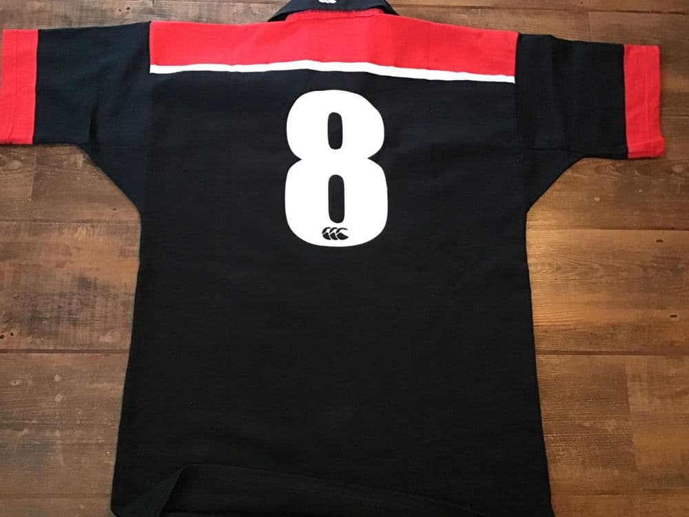 MAILLOT RUGBY PUMA vintage noir ancien années 90 taille L EUR 16,90 - FR