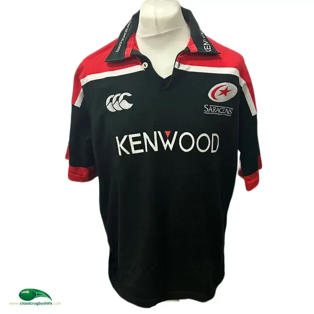 CANTERBURY SARACENS ラガーシャツ S KENWOOD CANTERBURY SARACENS ラガーシャツ S KENWOOD-アウトレット