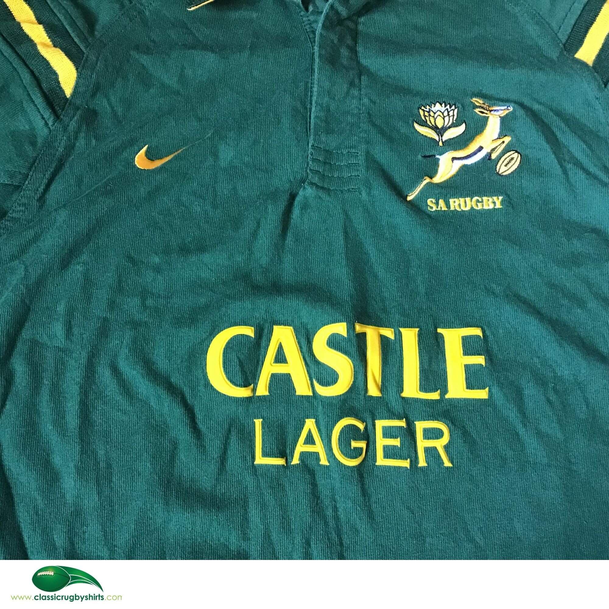 World Rugby Shirts 2000 South Africa Vintage Old Jerseys