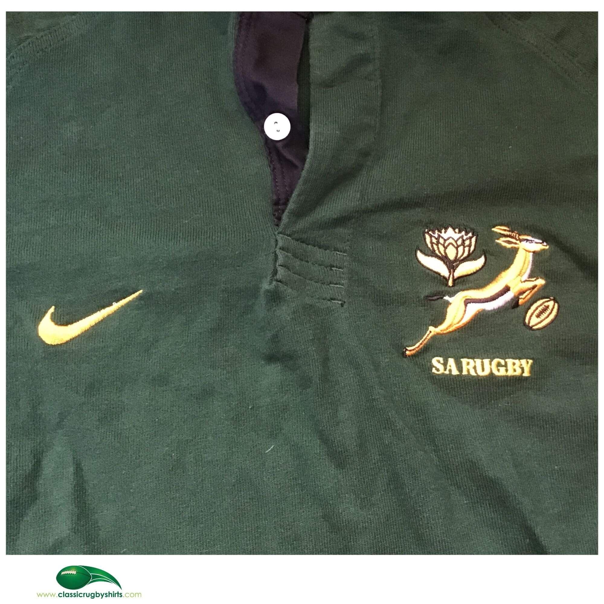 World Rugby Shirts | 2000 Springboks Vintage Old Training Jerseys