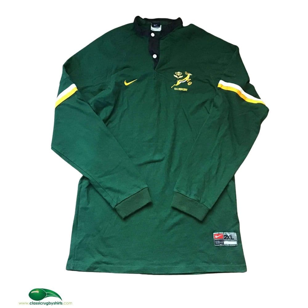 World Rugby Shirts | 2000 Springboks Vintage Old Training Jerseys