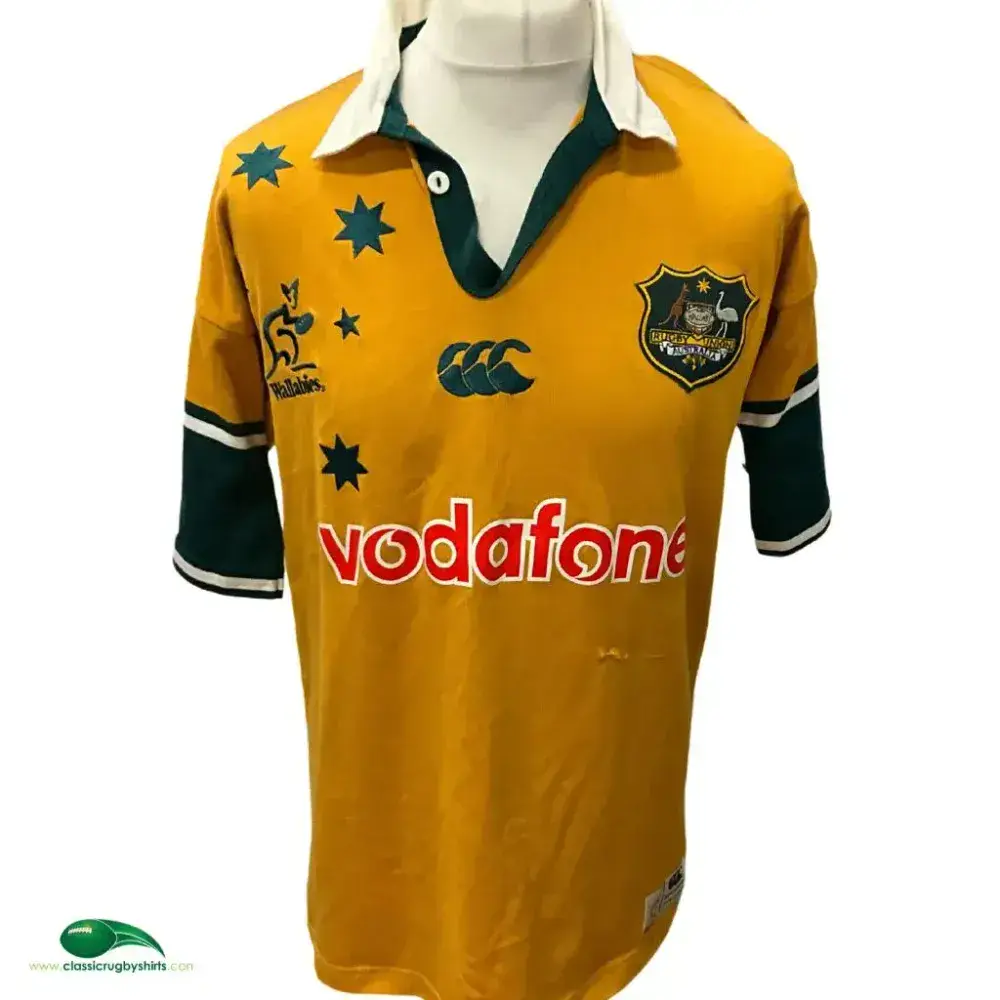 Maillot De Rugby Australie Wallabies 2000 – Canterbury, Taille XL + 1 Maillot Mystère