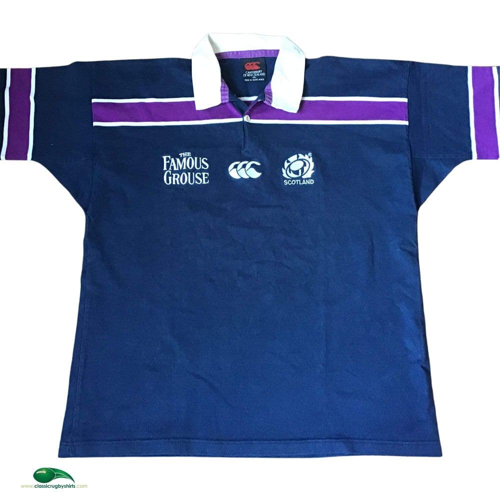 World Rugby Shirts 2001 Scotland Old Vintage Retro Historical Jerseys