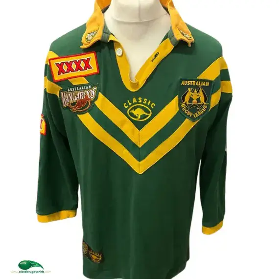 2000 Australia Rugby League World Cup Shirt - Kangaroos Old Classic Jerseys