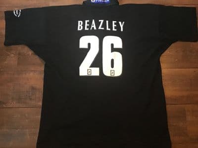 2000 London Broncos Beazley Signed Rugby League Shirt XL