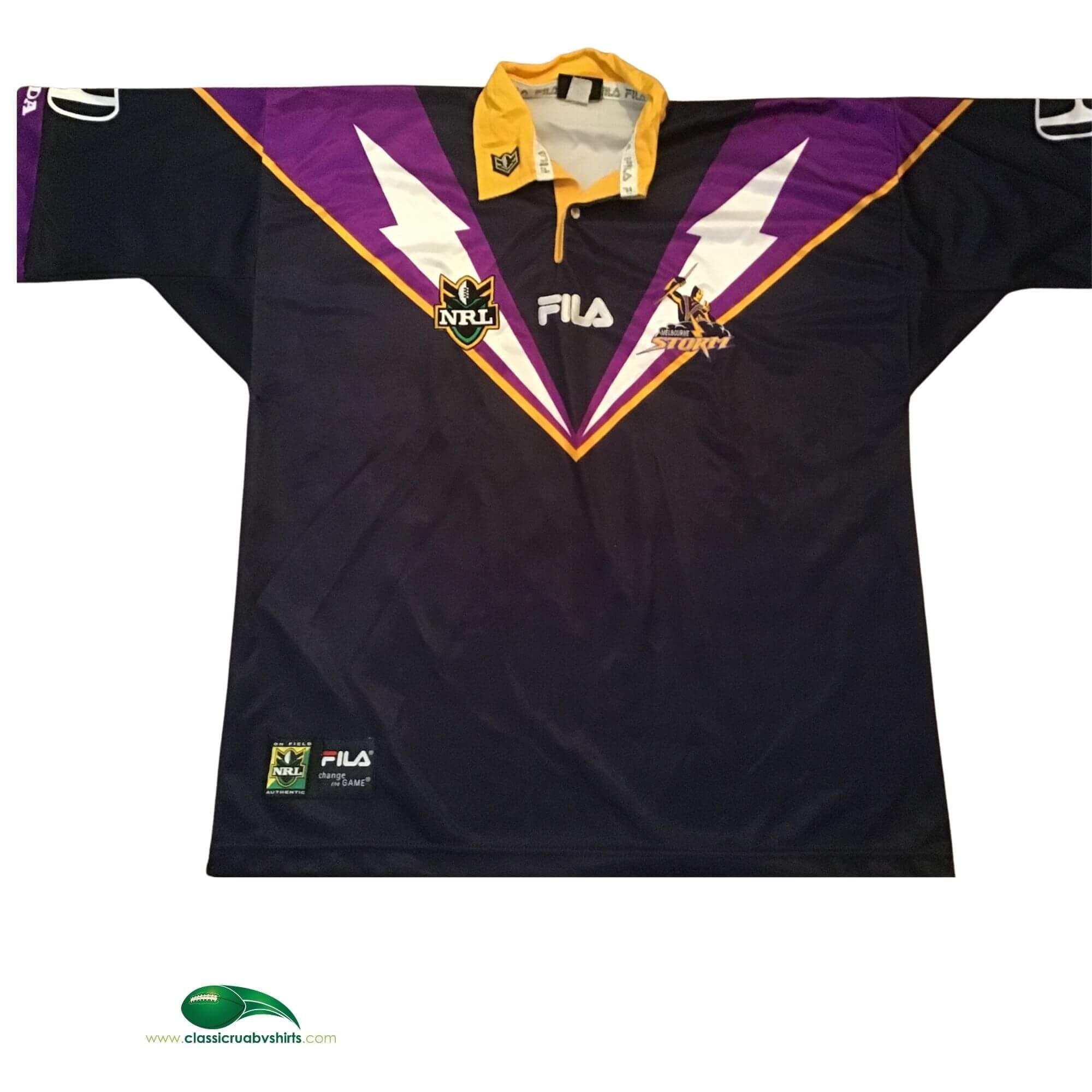 激レア NRL ラグビー ゲームシャツ（メルボルンストーム） Y2K 00s Classic Rugby Shirts | 2000 Melbourne Storm Vintage Old Jerseys