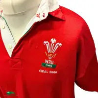 2000 Wales Match Worn Rugby Shirt | Old Official Reebok Jersey