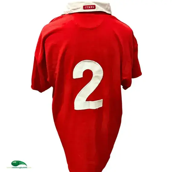 2000 Wales Match Worn Rugby Shirt | Old Official Reebok Jersey