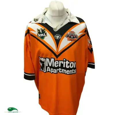 2000 Wests Tigers No 10 Rugby League Shirt 2XL