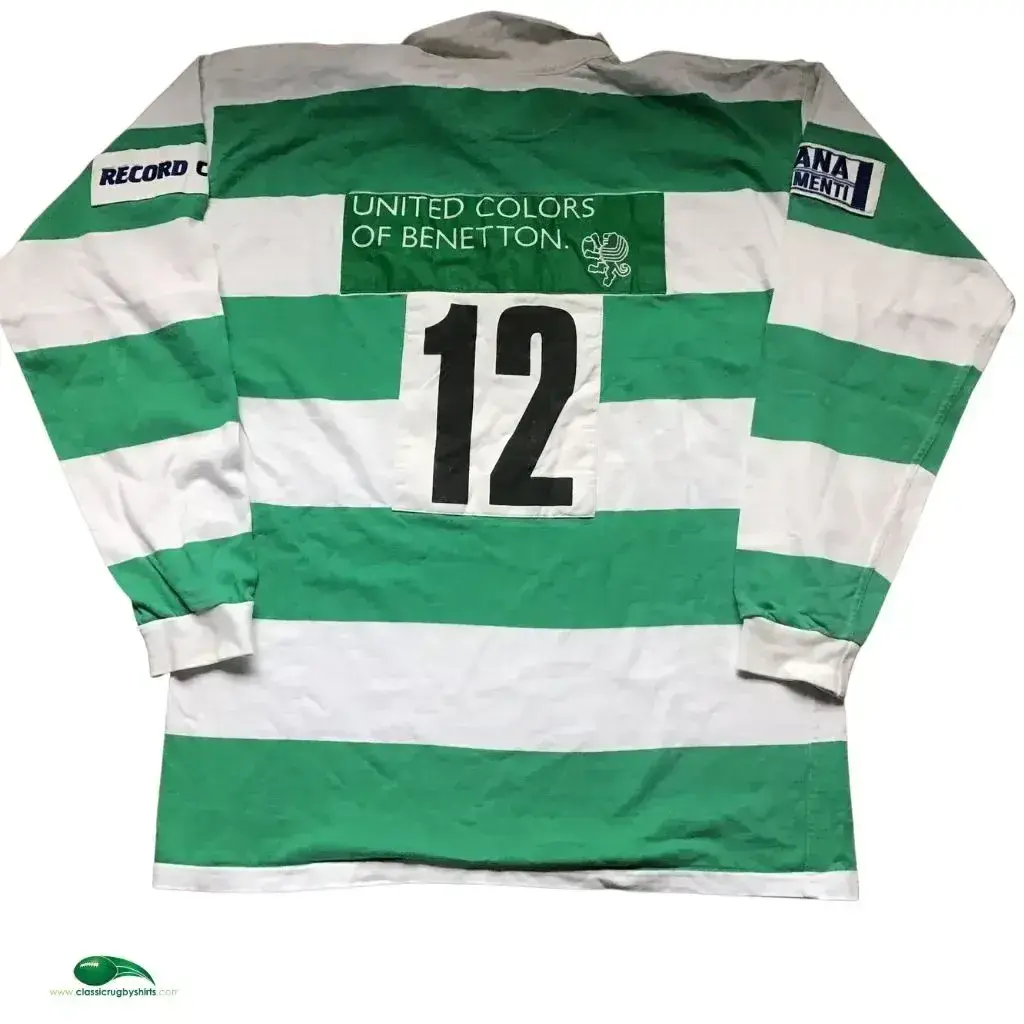 Maillot Extérieur enfant Italie Rugby 2022/23 - blanc/noir - 8/9 ans