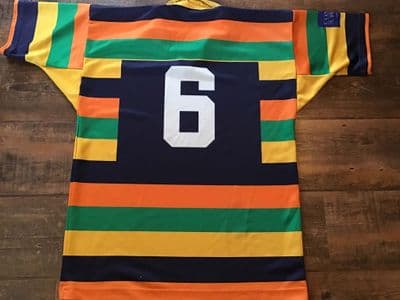 2000s Gold Coast Breakers No 6 Match worn Rugby Union Shirt Large