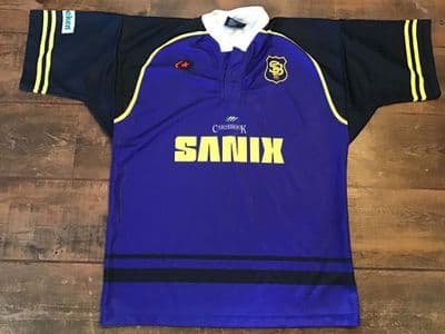 2000s Munakata Sanix Blues Rugby Union Shirt Large Japan