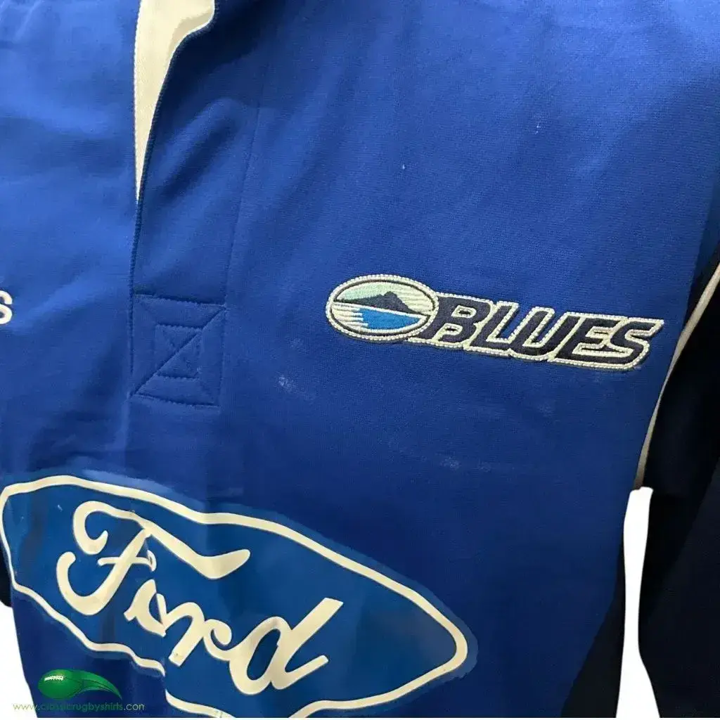 2001/02 Auckland Blues Rugby Shirt | Old Official Adidas Jersey