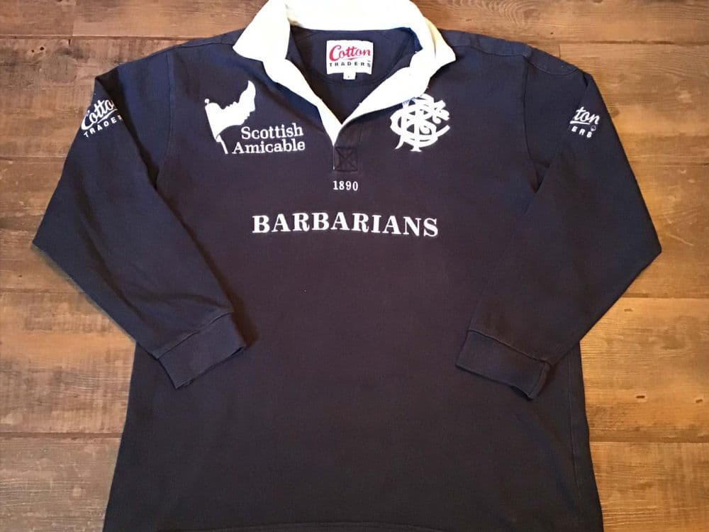 Classic Rugby Shirts 2001 Barbarians Old Vintage Jerseys