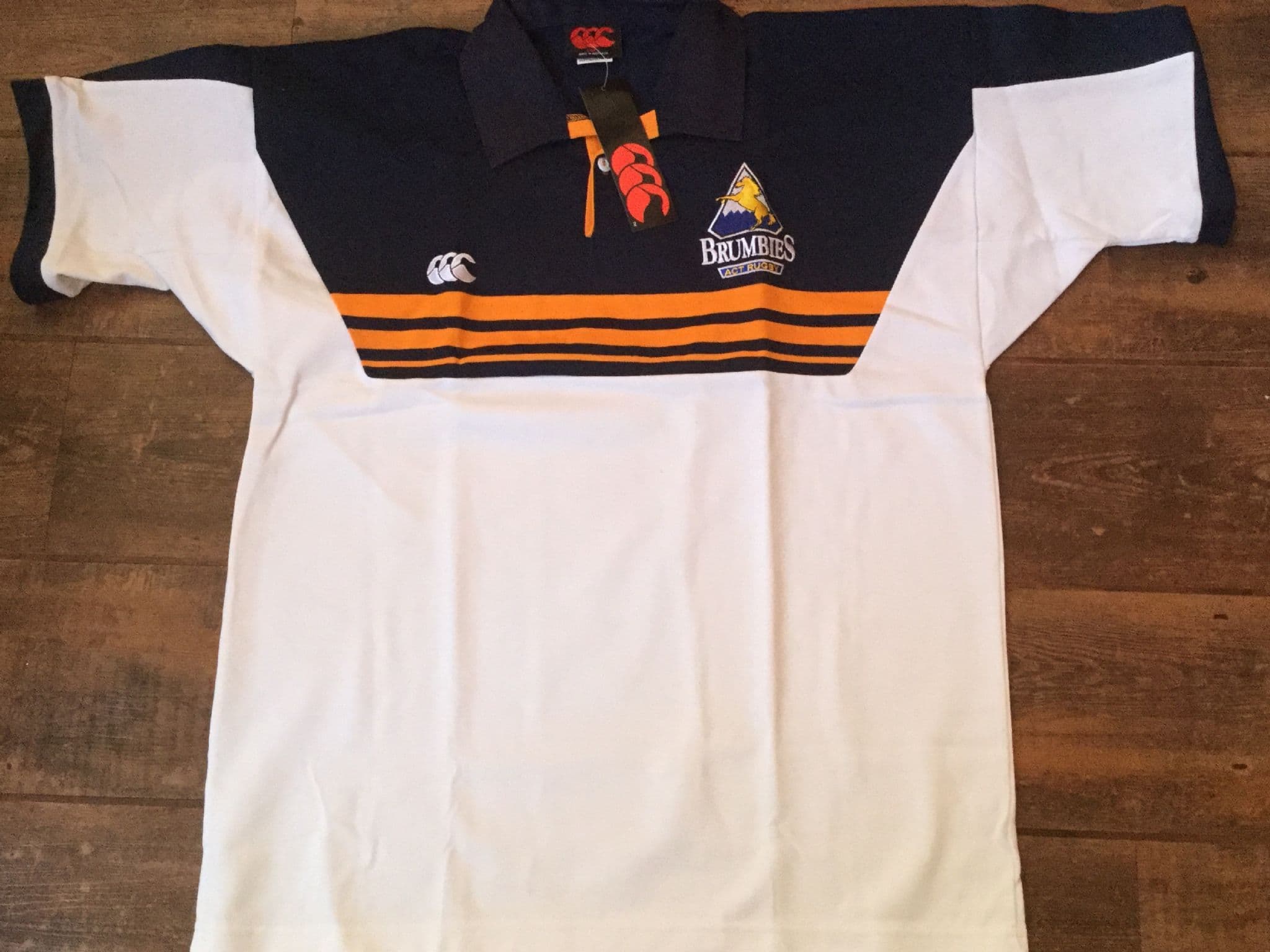 Maillot Rugby Mézin usn rcm 2001 Porté #2 coton Vintage Jersey - 6