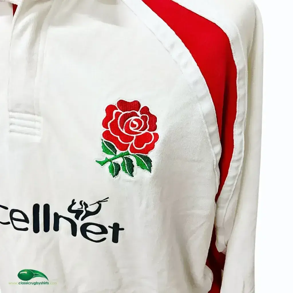 2001-02 ENGLAND RUGBY AWAY SHIRT LS NIKE World Rugby Shirts | 2001
