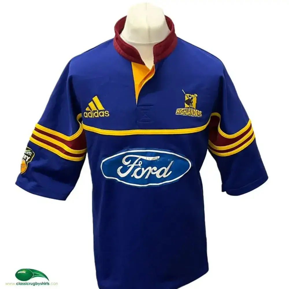 2001 2002 Highlanders Classic Rugby Shirts Vintage Retro Old Jerseys
