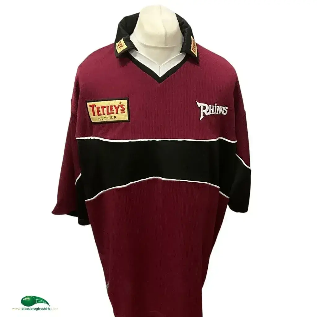 Maillot De Rugby Vintage Leeds Rhinos Away ISC - Taille L - Angleterre
