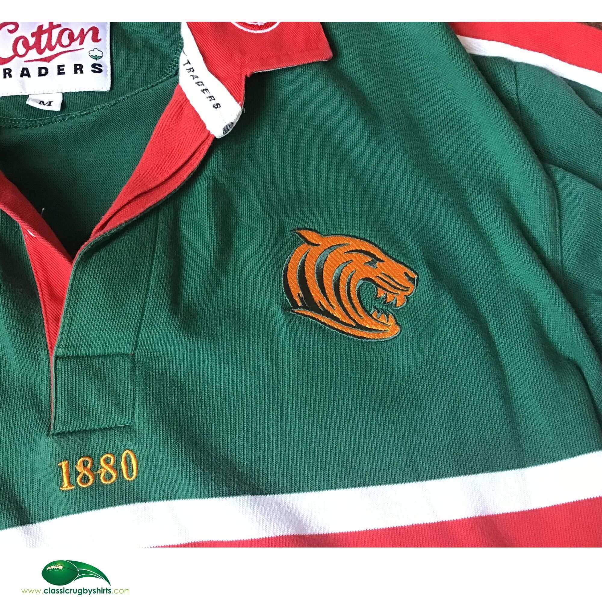 Maillot De Rugby Leicester Tigers Vintage 2001 Coton Traders - Taille XL Homme