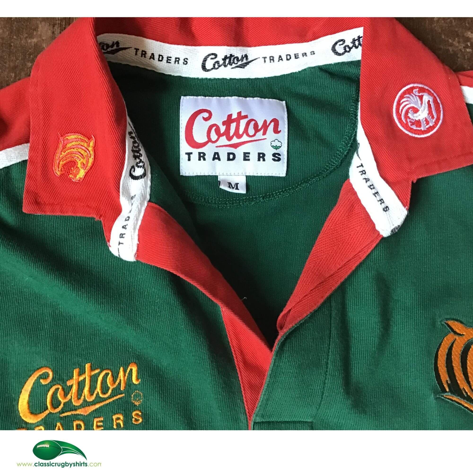 Maillot De Rugby Vintage Leicester Tigers 2001 - Coton, Manches Longues, Taille XL
