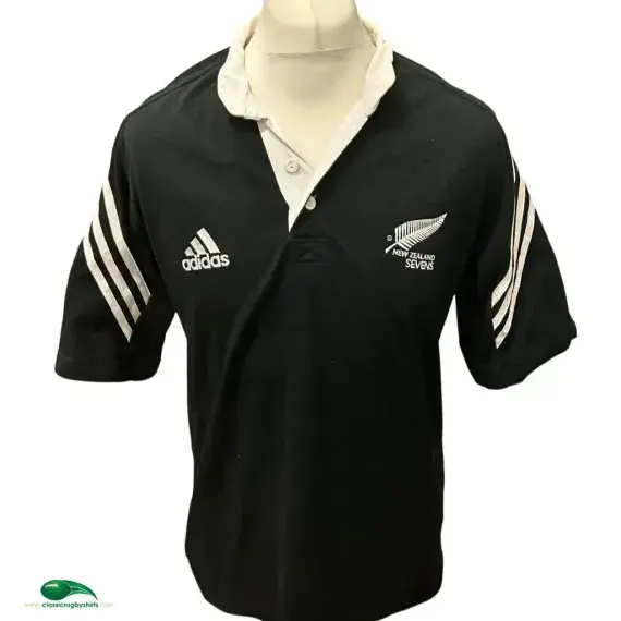 2001/02 New Zealand Sevens Rugby Shirt | Old Official Adidas shirt