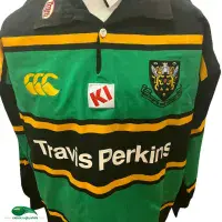 2001/02 Northampton Rugby Shirt | Old Official Canterbury Jersey