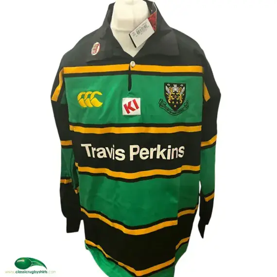 2001/02 Northampton Rugby Shirt | Old Official Canterbury Jersey