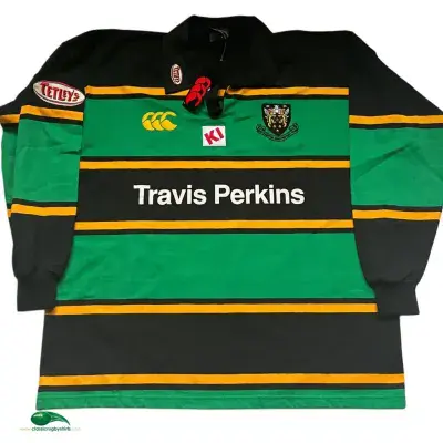2001 2002 Northampton BNWT Rugby Union Home Shirt 2XL