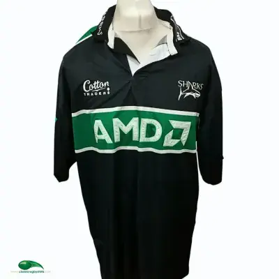 2001 2002 Sale Sharks Player Issue Rugby Shirt 2XL