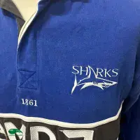 2001/02 Sale Sharks Rugby Shirt | Vintage Cotton Traders Jersey