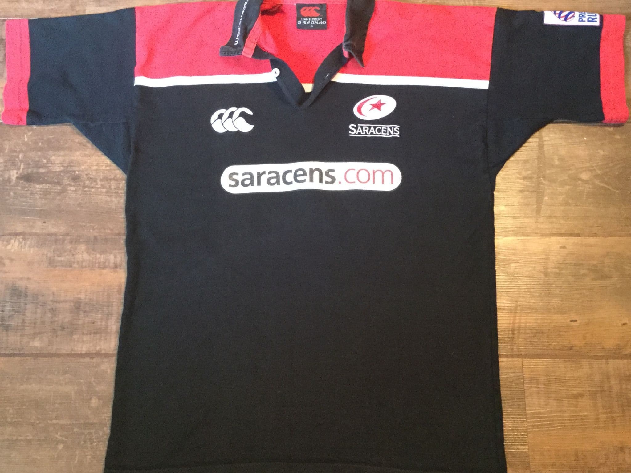 CANTERBURY SARACENS ラガーシャツ S KENWOOD Classic Rugby Shirts | 2001 Saracens Vintage Old Jerseys