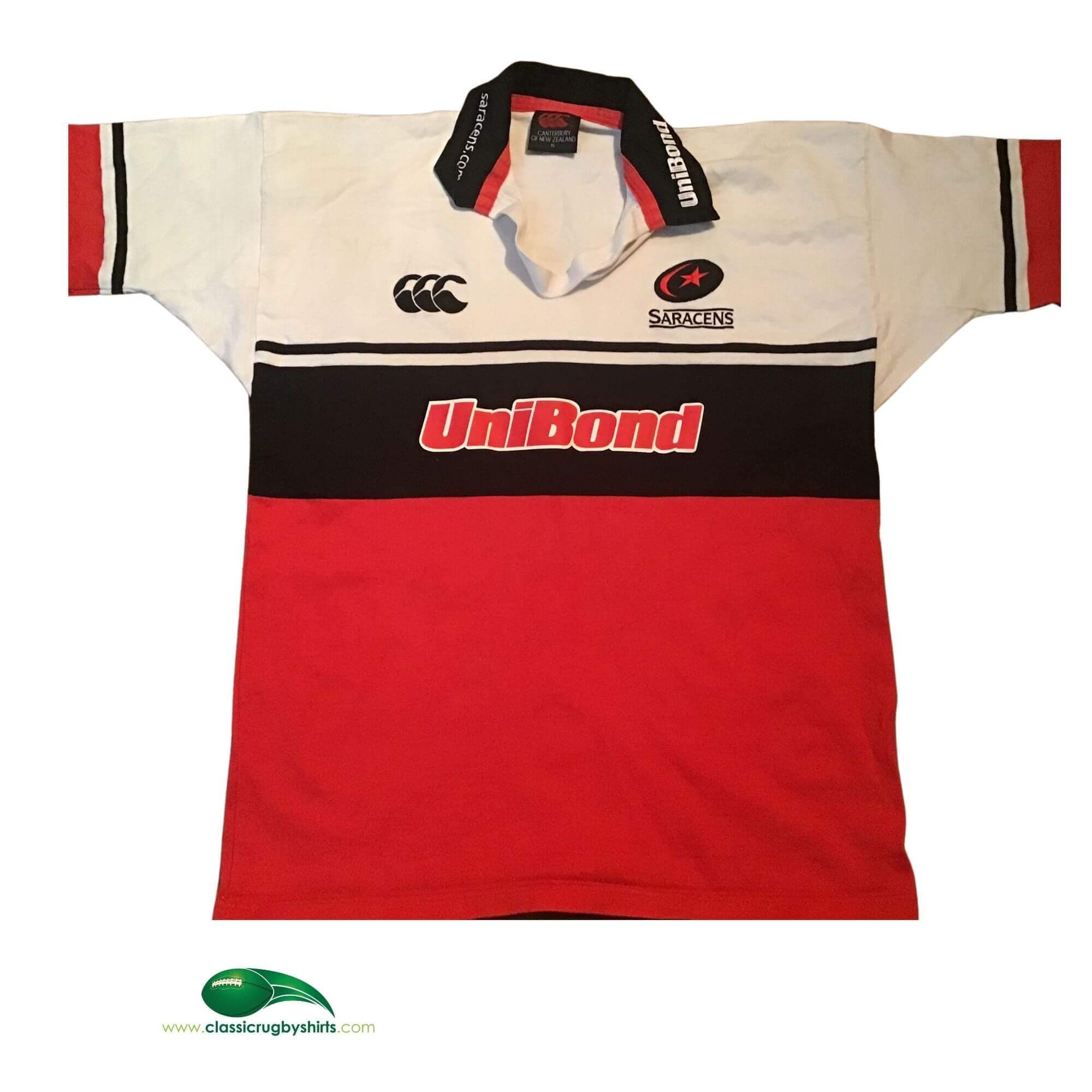 Classic Rugby Shirts | 2001 Saracens Vintage Old Jerseys