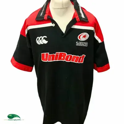 2001 2002 Saracens Rugby Union Home Shirt XL