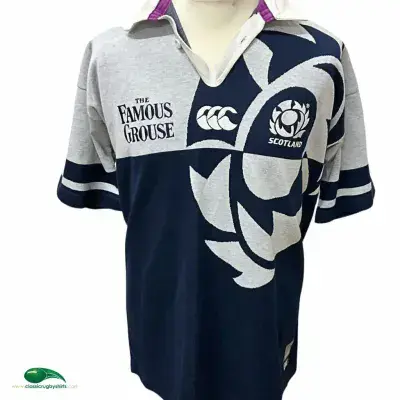 2001 2002 Scotland Temex Rugby Shirt Large