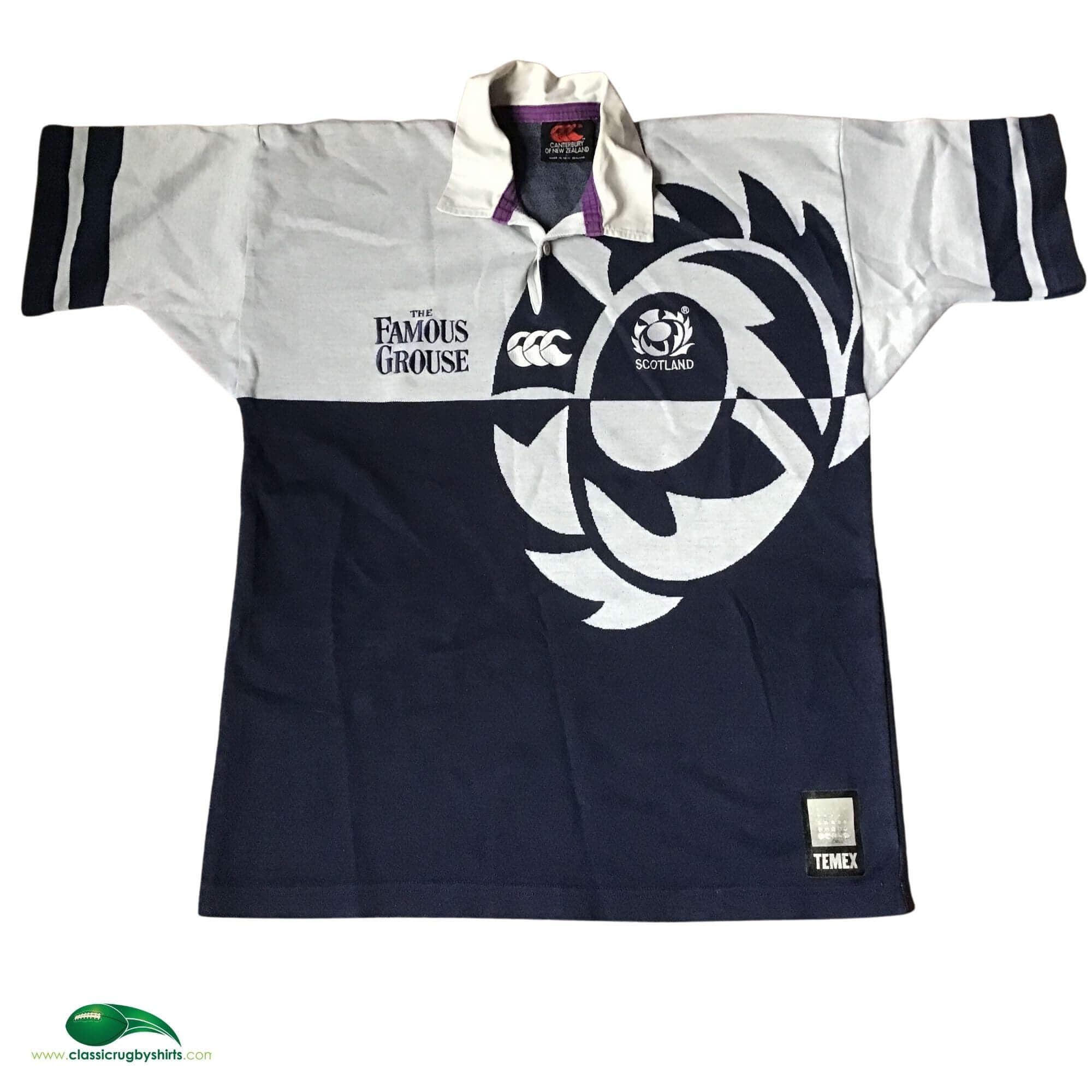 CANTERBURY OF NEW ZEALAND　スコットランド代表 World Rugby Shirts | 2002 Scotland Vintage Temex Sevens Jerseys
