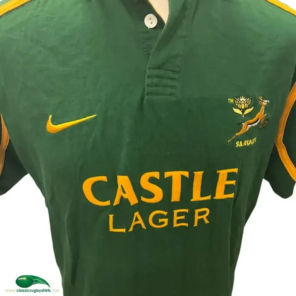 2001/02 South Africa Rugby Shirt | Old Official Nike Jersey