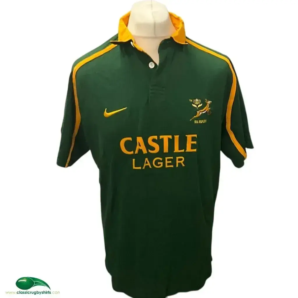 2001/02 South Africa Rugby Shirt | Old Official Nike Jersey
