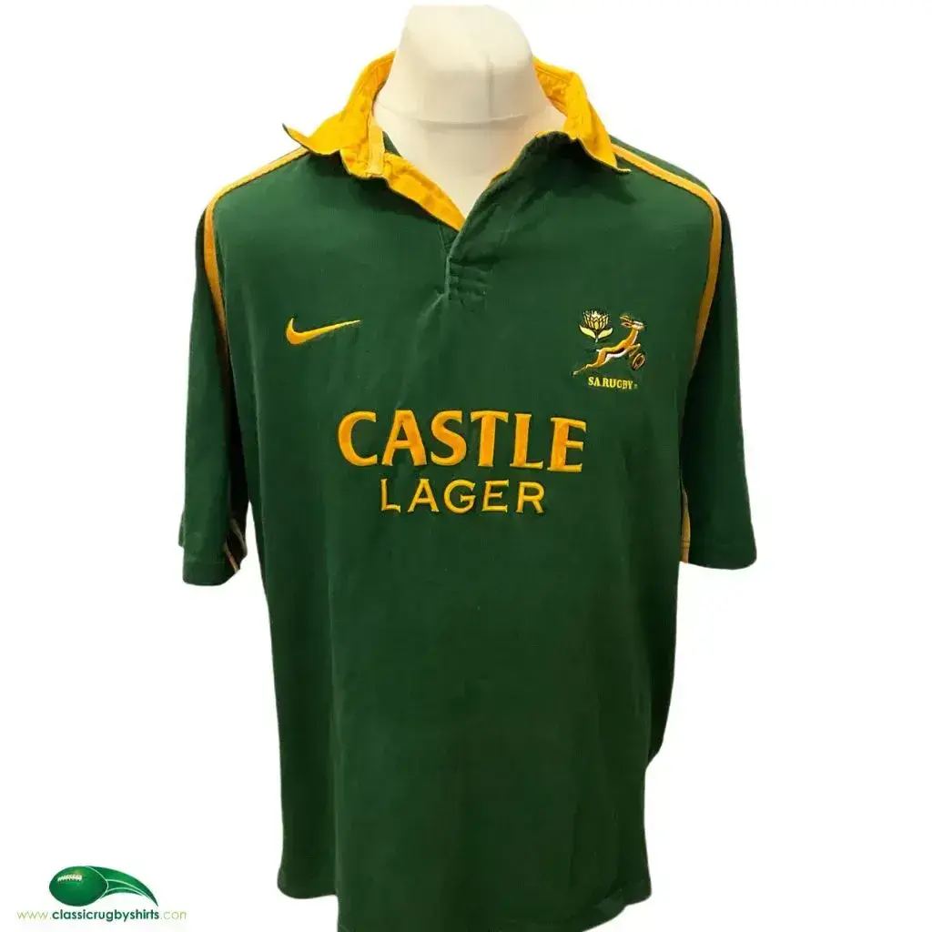 Springboks 2001 Classic Rugby Shirts Old Vintage Retro Jerseys