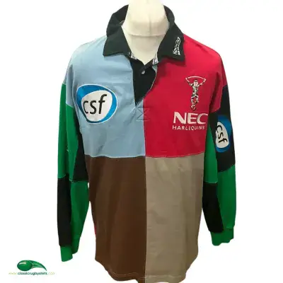 Harlequins Classic Rugby Shirts Vintage Old Retro Rare Rugby