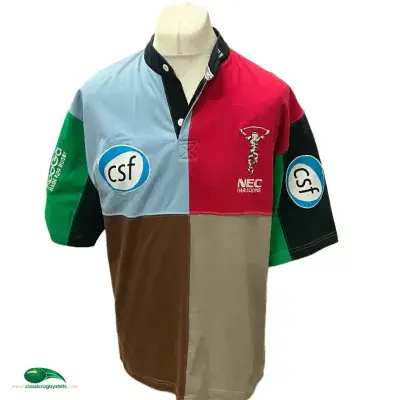 2001 2003 Harlequins Home Rugby Union Shirt Large