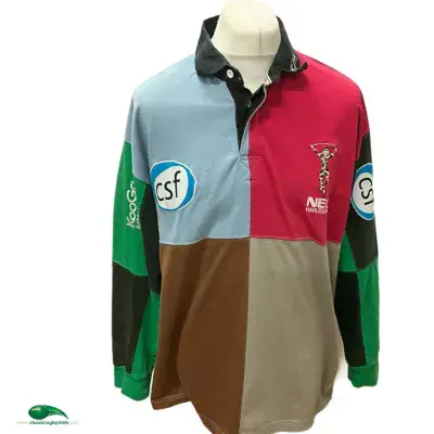 2001 2003 Harlequins L/s Rugby Union Shirt XL