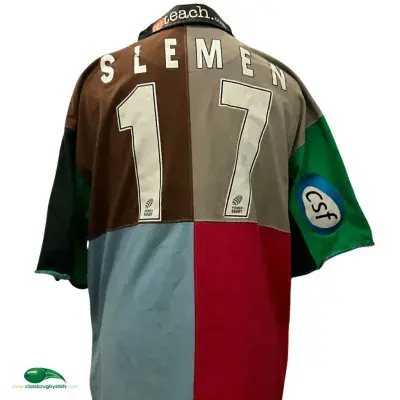 2001 2003 Harlequins Slemen Players Rugby Union Shirt