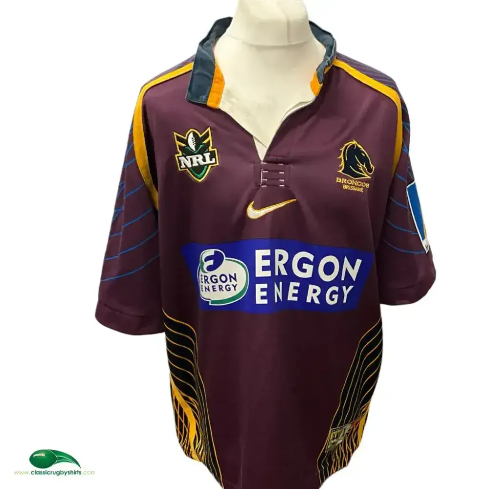 【激レア・ラグビー】Brisbane Broncos SOLD ✓ Vintage 2001 Brisbane Broncos Jersey - Made by Nike