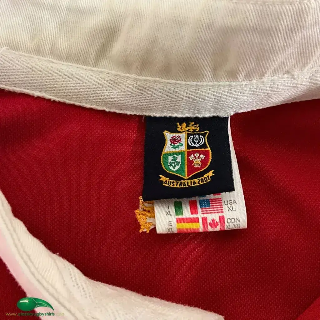 2001 British and Irish Lions Rugby Shirt | Classic Rugby Shirts
