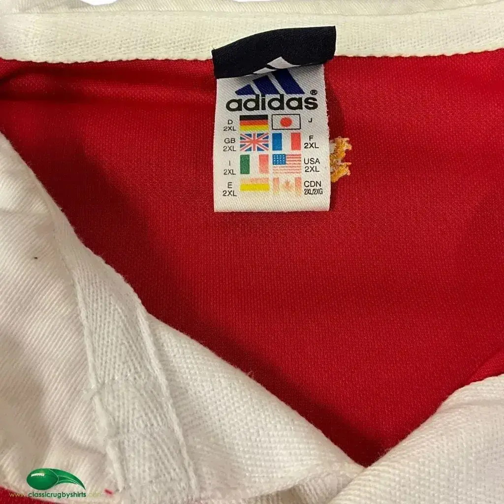 2001 British Irish Lions Rugby Shirt - Adidas - Adults 2XL