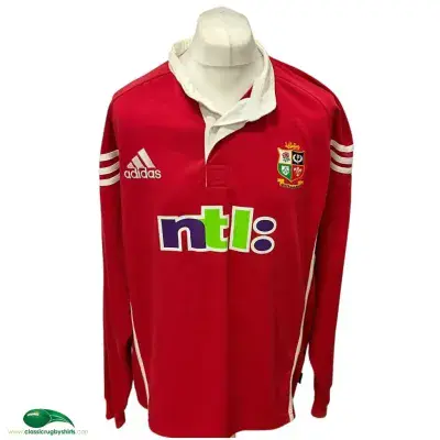 2001 British and Irish Lions L/s Rugby Union Shirt 2XL