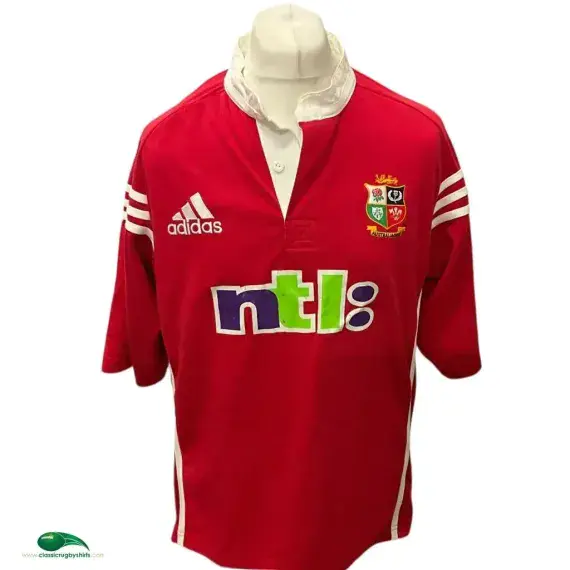 2001 British and Irish Lions Classic Rugby Shirt | Old Official Vintage Adidas Jersey