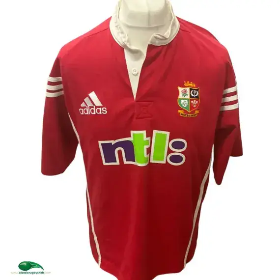 2001 British Irish Lions Rugby Shirt - Old Adidas Jersey
